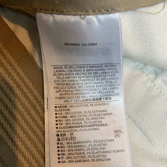 Banana Republic Aiden Pants Chinos Khakis Tan 35X32 - Picture 5 of 6